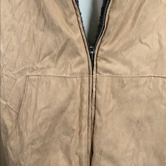 Jones New York heavy reversible faux fur outdoor long hooded coat 3X ❤️🏂❄️ - Picture 10 of 12